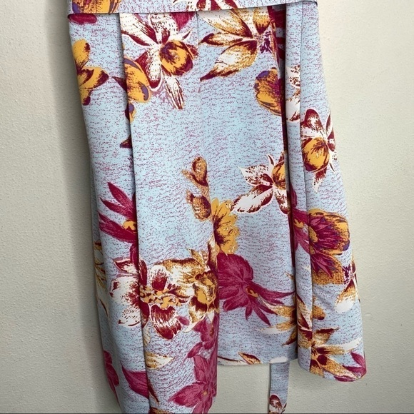 Anthropologie Tracy Reese Hawaiian Floral Fit Flare Dress - Picture 6 of 8